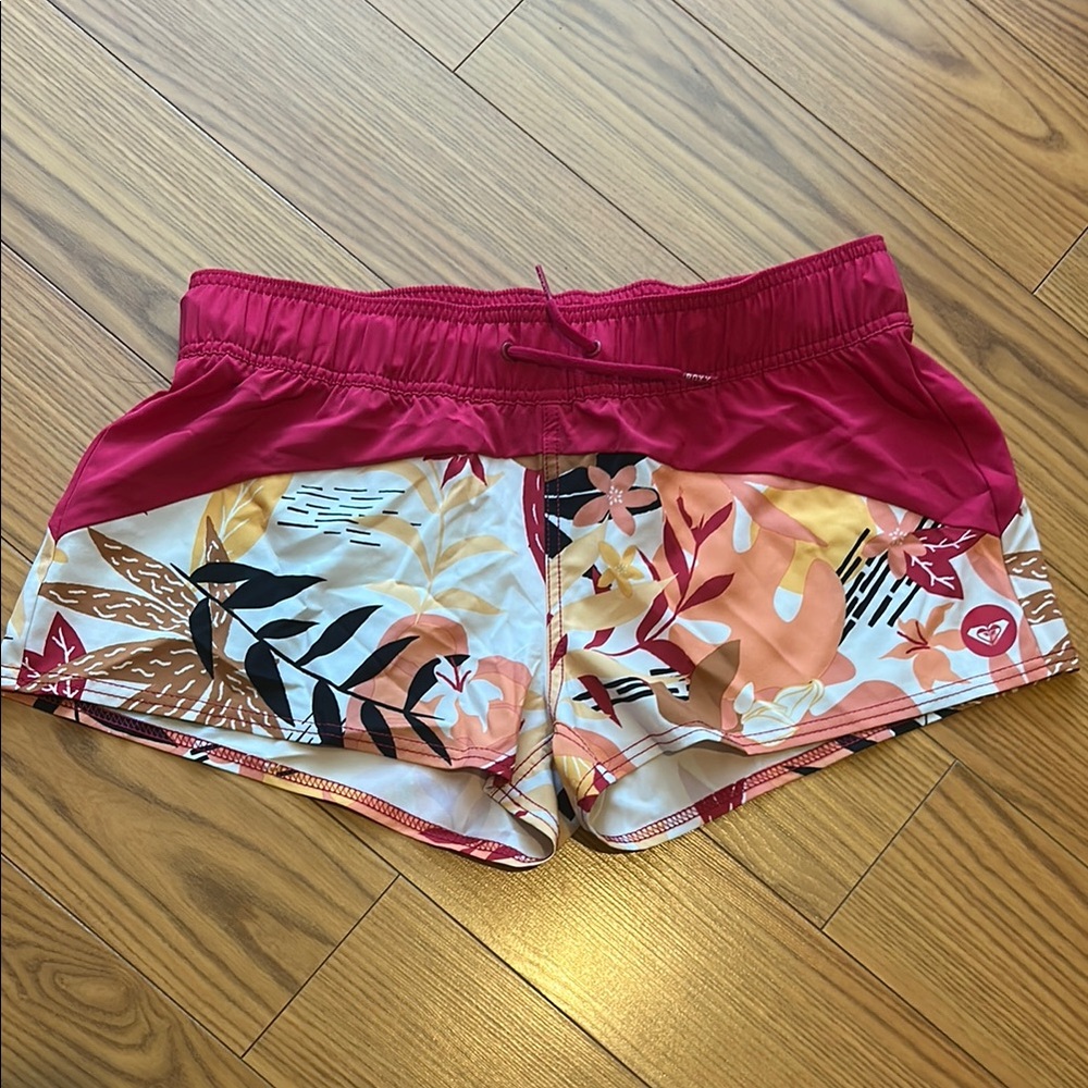 Roxy Women's Floral Pink Board Shorts